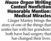 House Organ Writing Contest Nonfiction Honorable Mention