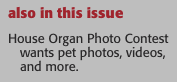  House Organ Photo Contest wants pet photos, videos,  a